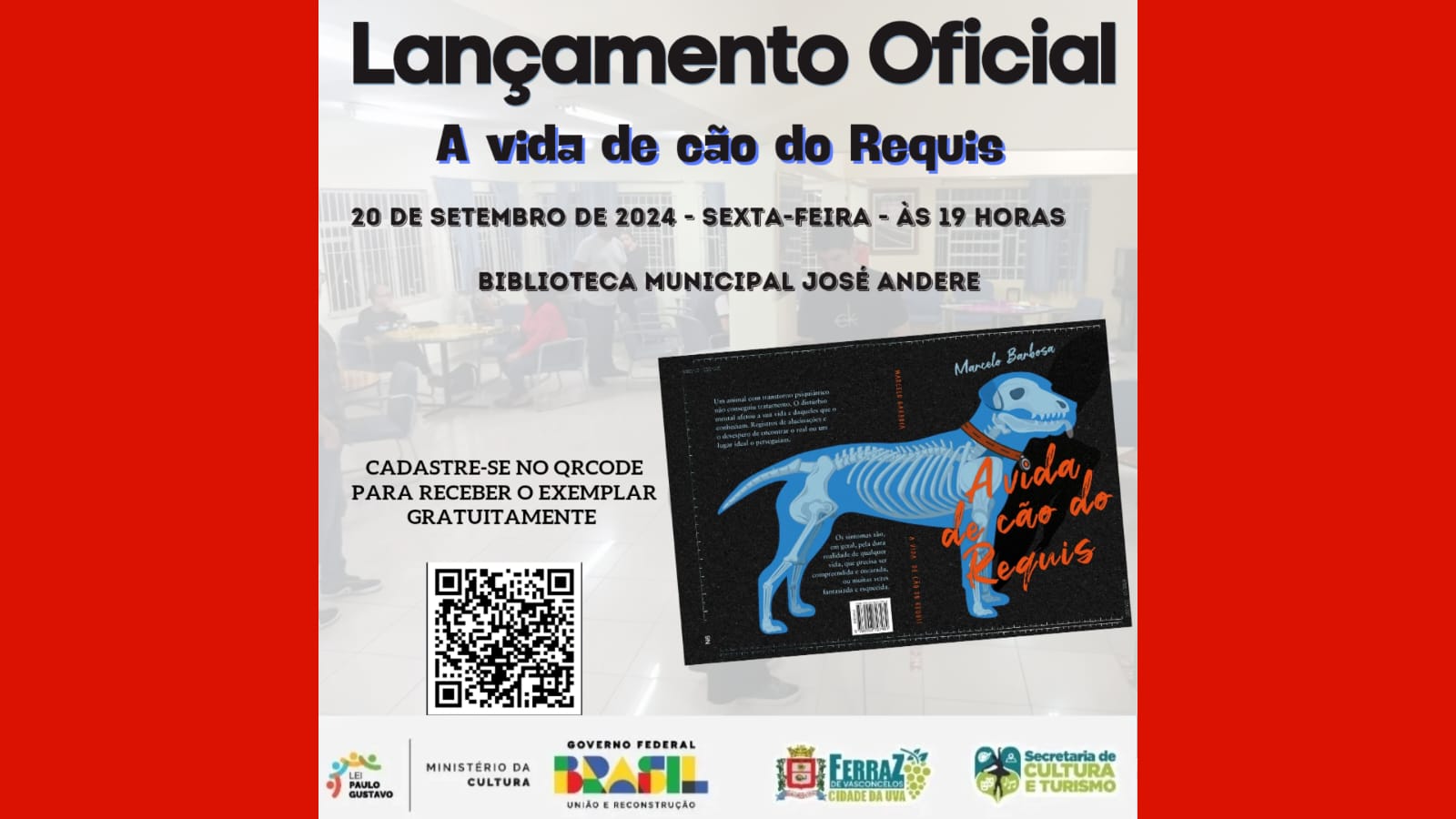 Lançamento oficial ” A vida de cão do Requis”